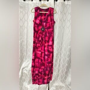 Nina Leonard Vibrant Violet Maxi Dress